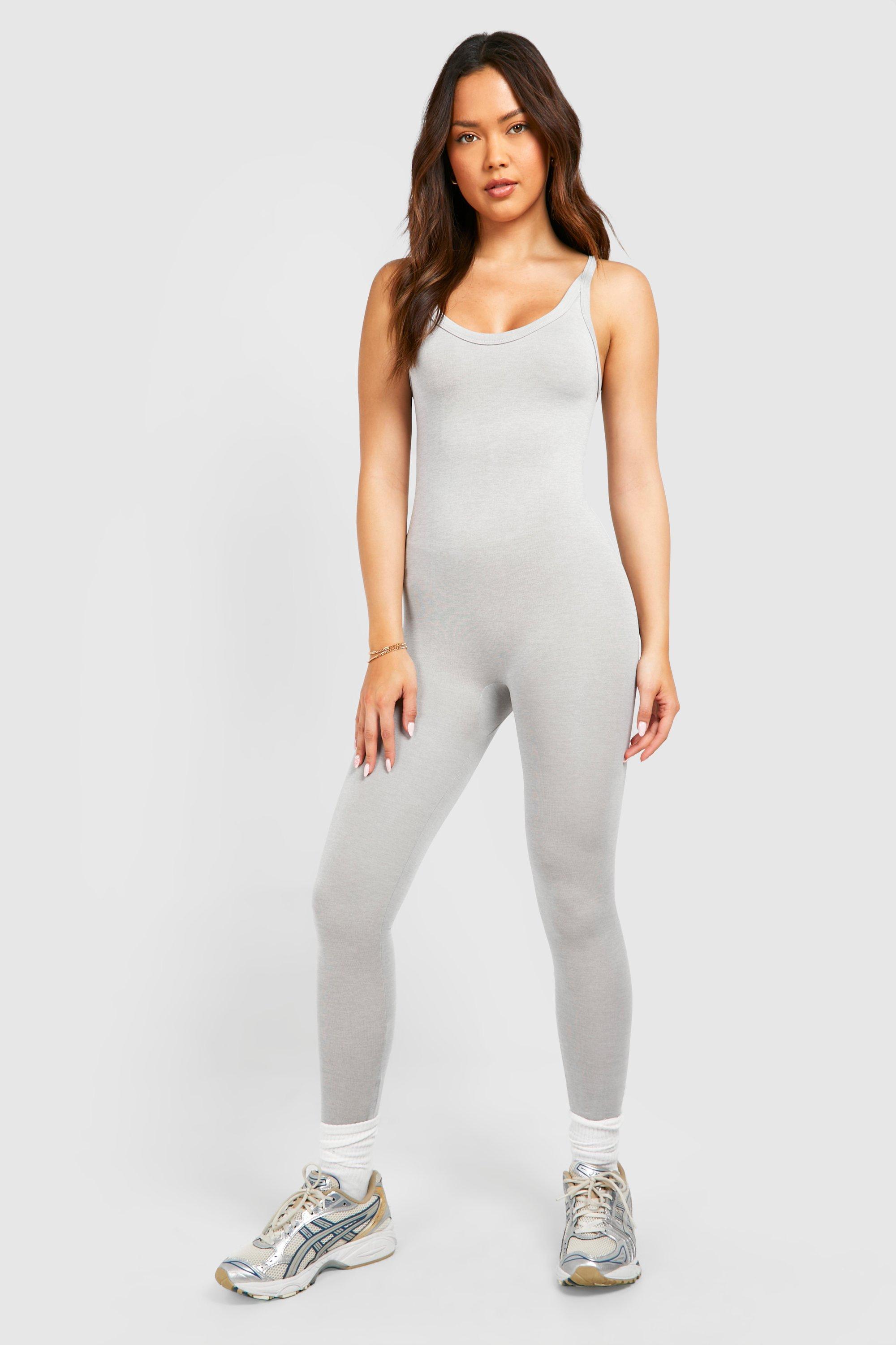 Supersoft Premium Seamless Unitard, Grigio