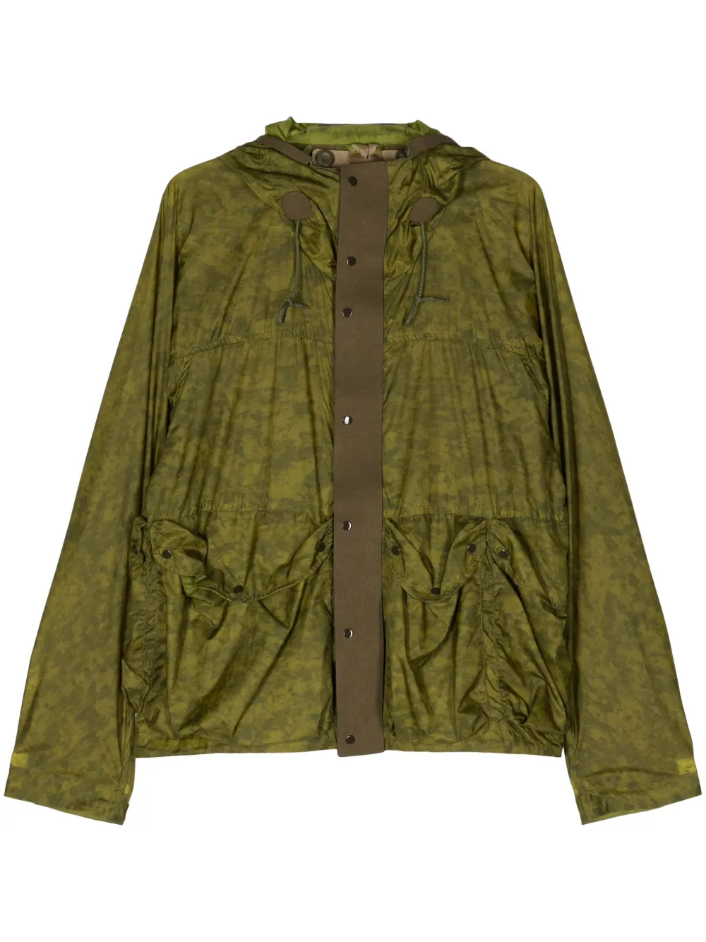 Ten C Sky Ten camouflage-print lighteight jacket - Verde