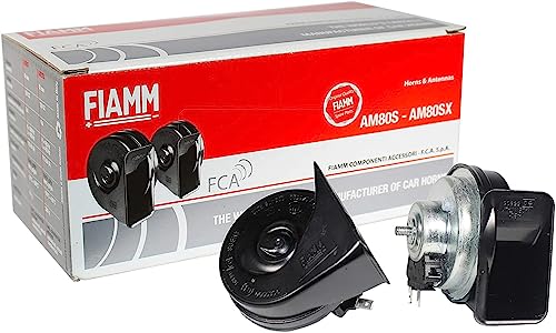 Coppia Trombe Elettriche Auto 12 Volt - Fiamm Am80S
