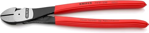 Knipex Tronchese Laterale Per Meccanica Tipo Forte Bonderizzata Nera, Rivestiti In Resina Sintetica 250 Mm 74 01 250