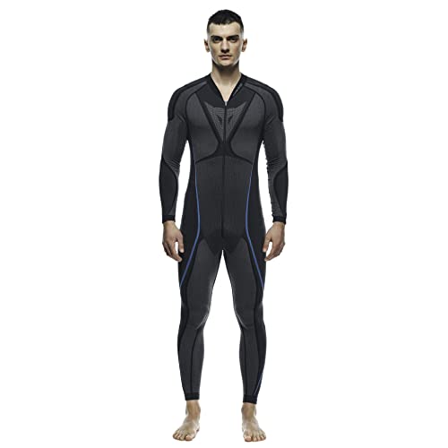 Dainese Dry Suit Intimo Termico, Nero/Blu, Xl/X Uomo