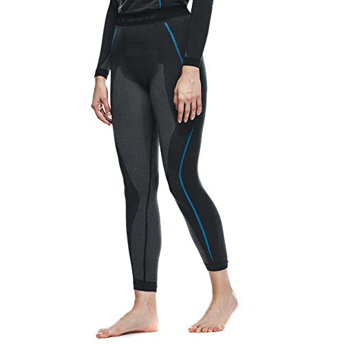 Dainese Dry Pants Lady Calzamaglia Termica, Nero/Blu, M Donna