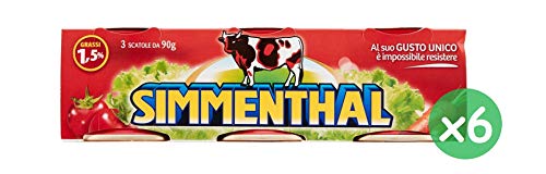 X6 Simmenthal Carni Bovine In Gelatina Vegetale 3 X 90 G