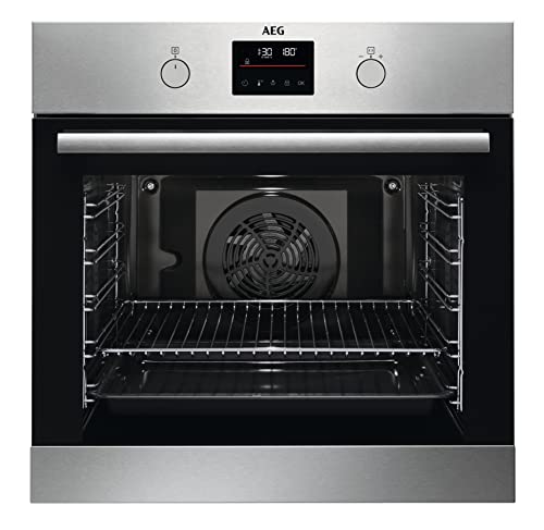 Aeg Bps335061M Forno Da Incasso/Serie 6000 / Pirolisi – Autopulita/Funzionamento Touch/Funzione Grill/Display Con Orologio/Sicurezza Bambini/A+ / Acci