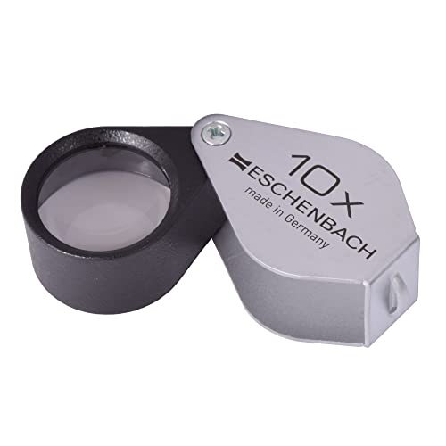 Eschenbach 117610 - Lente D'Ingrandimento 10X, Diametro Lente 23 Mm, Alloggiamento Ms