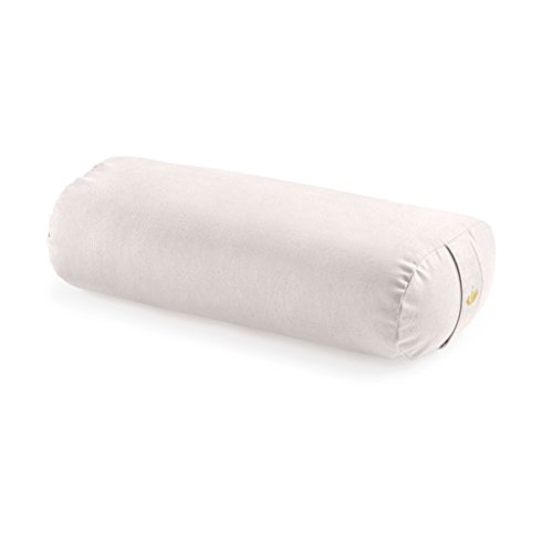 Lotuscrafts Bolster Yoga Rettangolare Per Yin Yoga - Ripieno Di Kapok - Rivestimento In Cotone Lavabile - Cuscino Yoga Bolster - Rullo Per Yoga - Cusc