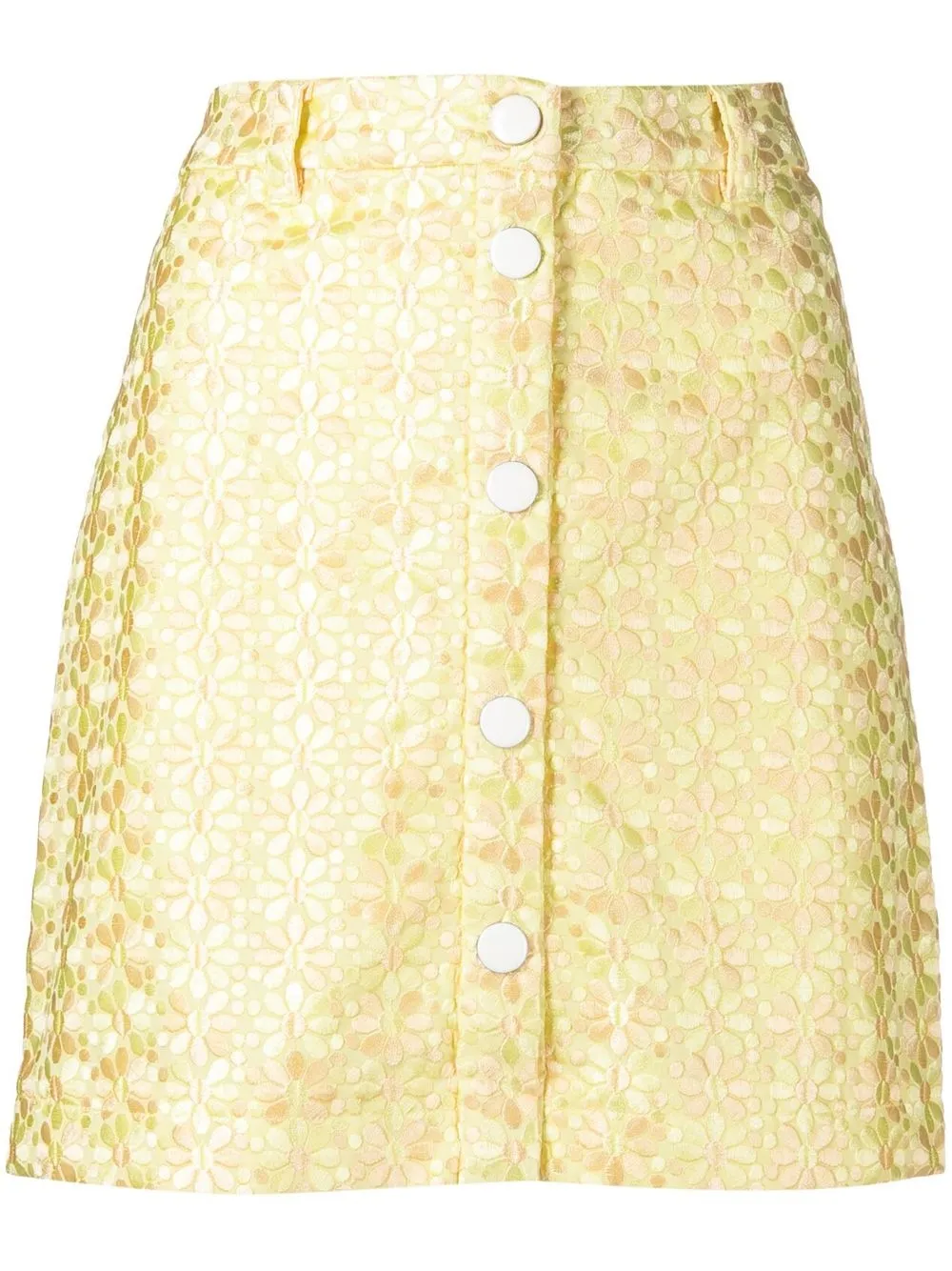 STAUD Minigonna Vallis - Giallo