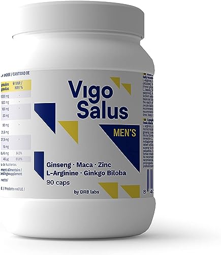 Integratore Uomo | Forza + Durata + Alto Dosaggio | Maca, Tribulus Terrestris, Ginkgo Bilboa, L Arginina E Zinco | Prestazioni, Energia, Massa Muscola