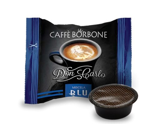 Capsule Caffè Borbone Compatibili A Modo Mio Miscela Nera Rossa Blu Oro Dek Pz. 50 100 200 300 400 500 (500, Miscela Blu)