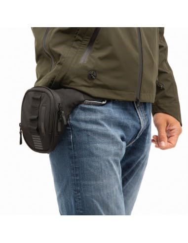 Taac, 5X12X4Cm, Borsa Da Gamba Urban 18,5 X 12 X 4 Cm 1Lt Cintura Alla Vita Unisex Adulto, Nero, Unica