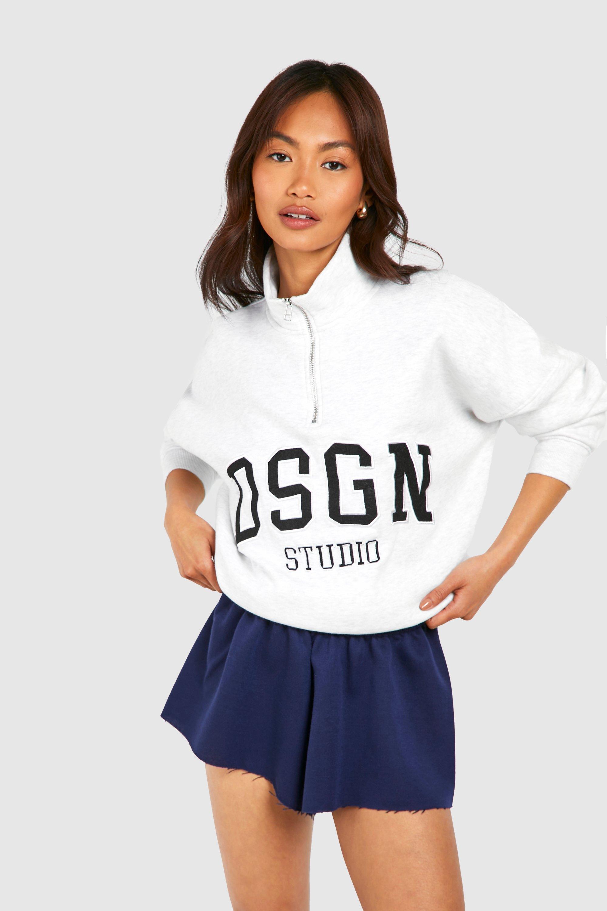 Raw Hem Sweat Shorts, Navy