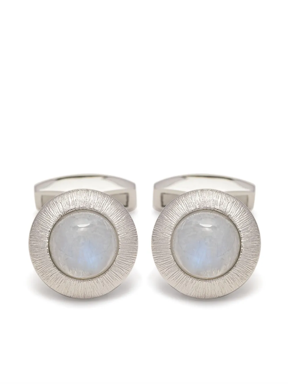 Tateossian Graffiato Moonstone cufflinks - Argento