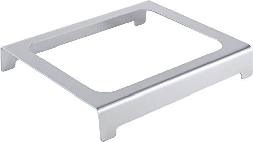 Steba 99-87-00 - Supporto Da Tavolo Per Padella, Made In Germany, Per Modelli 2.1, 3, Rc 4 Plus Deluxe, In Acciaio Inox Cromato