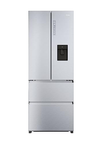 Haier French Door Hfr5719Ewmg - Frigorifero Congelatore, Senza Gelo, Facile Accesso, Per Risparmiare Fino Al 30% Di Energia/70 Cm Di Larghezza/Dispens