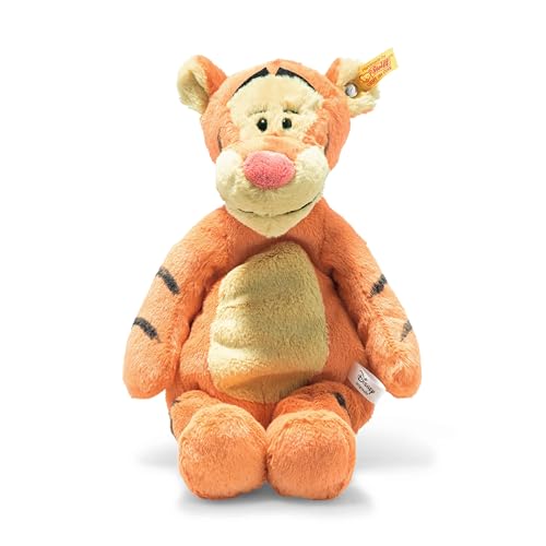 Steiff Aus Winnie Puuh Soft Cuddly Friends Disney Originals Tigger, Peluche Per Bambini, Morbido E Avvolgente, Lavabile, Arancione/Beige (024535), Col