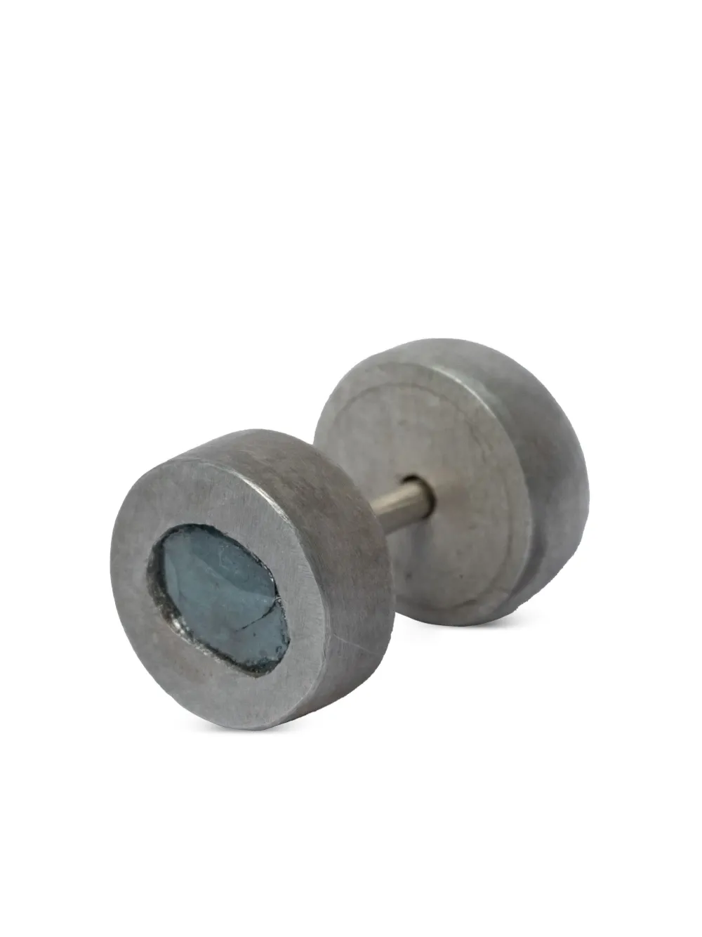 Parts of Four tiny stud earrings - Argento