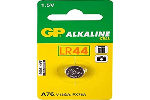 Gp Battery Batterie Primarie A76 Batteria Alcalina Non Ricaricabile 1,5 V (Alcalina, 1,5 V, 11,6 Mm, 11,6 Mm, 5,4 Mm, 1,9 G)