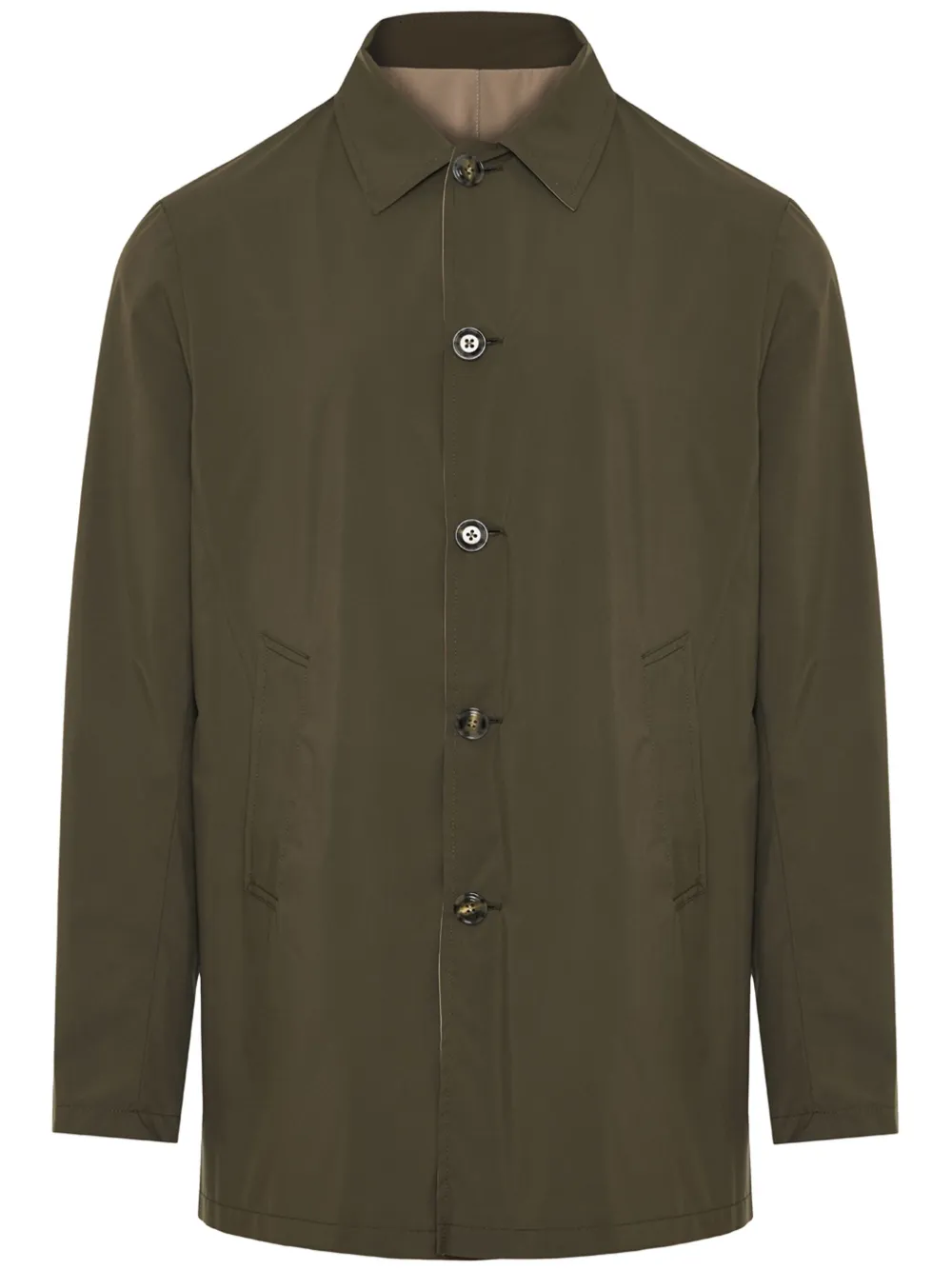 Barba Spolverino reversible shirt jacket - Verde