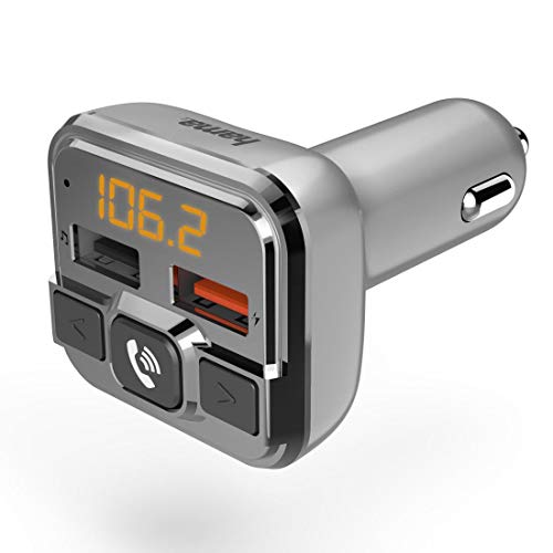 Hama – Trasmittente Fm Da Auto Con Bluetooth E Funzione Vivavoce Per Il Telefono Cellulare