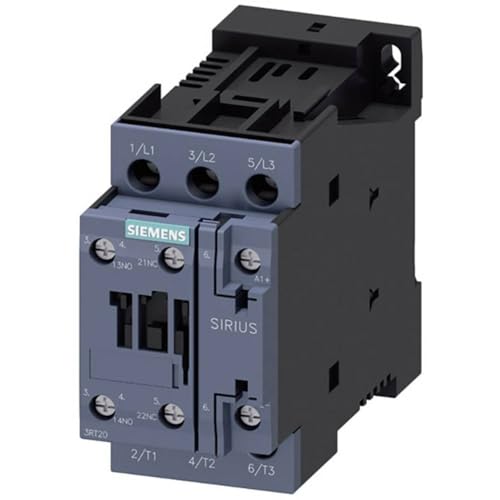 Siemens – Contatore Lexic Ac-3 18,5 Kw 400 V Contatto Aperto + Contatto Chiuso 24 V S0 Vite