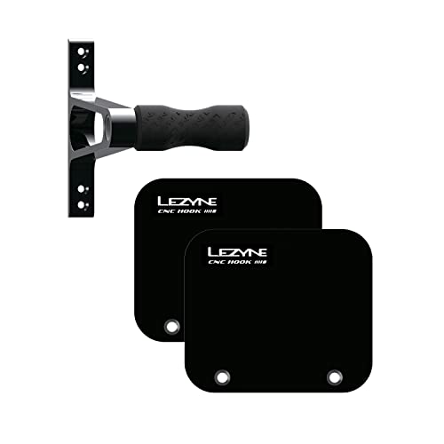 Lezyne, Cnc Alloy Wheel Hook Unisex Adulto, Black, Taglia Unica