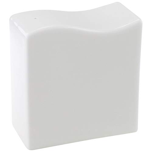 Villeroy & Boch Newwave Pepiera Pepper Shaker, Porcellana Premium, Bianco