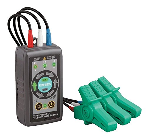 Kyoritsu 8035 9998401356 Kew-8035 - Spruzzo Di Fase E Rotazione Iii 1000 V, Cat Iv 600 V Lcd