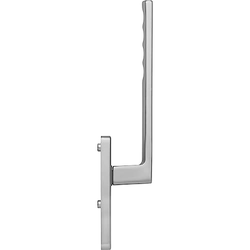 Hoppe 11598682 - Maniglia Per Porta Scorrevole Tolone, Interno Pz, Lunghezza 253, Effetto Acciaio Inox, Alluminio