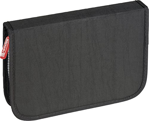 Brunnen 104918690 – Custodia Crinkle Scolastico 2 Alette, Imbottito, Accessori Da Scrivania E Ripiano, Colore: Nero