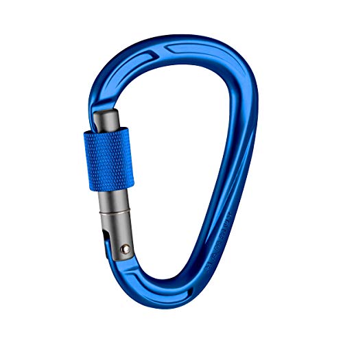 Mammut Mosqueton Crag Hms (Multiplo 5 Pz), Moschettone Unisex-Adulto, Multicolore (Screw Gate, Ultramarine), Taglia Unica