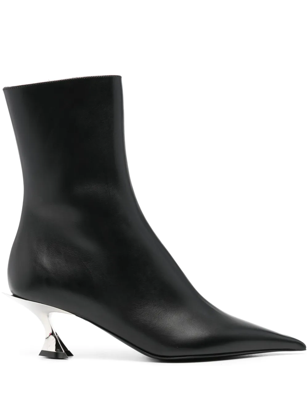 Mugler 60mm leather ankle boots - Nero