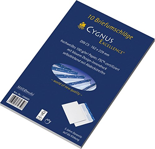 Cygnus Excellence 256600 Mailmedia - Busta Formato Din C5