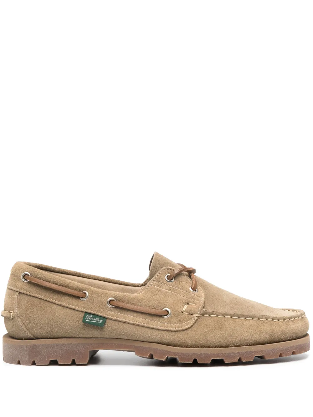 Paraboot Barth suede boat shoes - Toni neutri