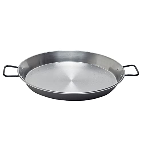 Garcima 85050 - Padella In Acciaio Lucido, Grigio, 50 Cm