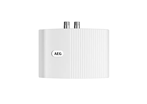 Aeg Mth 570 - Scaldabagno Idraulico Per Lavabo, 5,7 Kw, Senza Spina, Attacco Fisso 230 V, Senza Pressione, Certificato Vde 22116
