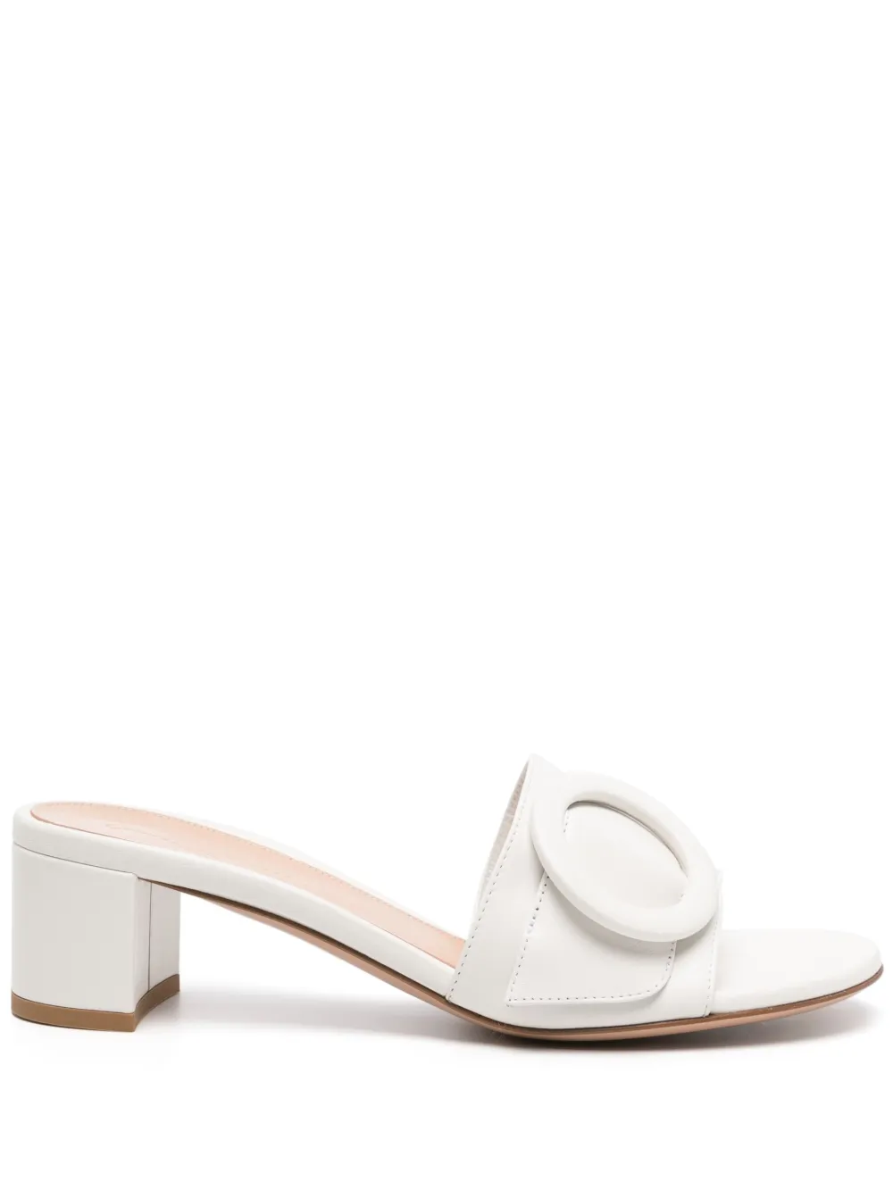 Gianvito Rossi Venezia 45mm leather mules - Bianco