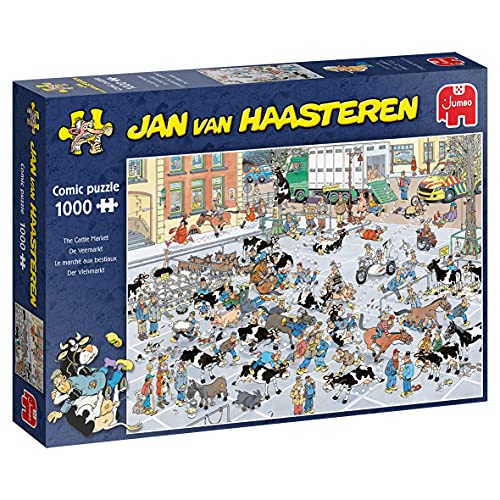 Jumbo - 19075 - Il Mercato Del Bestiame - 1000 Pezzi Jan Van Haasteren
