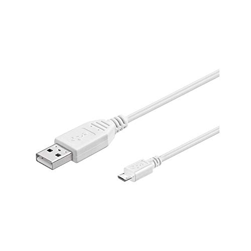 Goobay 96191 Cavo Usb 2.0 Ad Alta Velocità, 28 Awg, Bianco, 0.30M Lunghezza Del Cavo