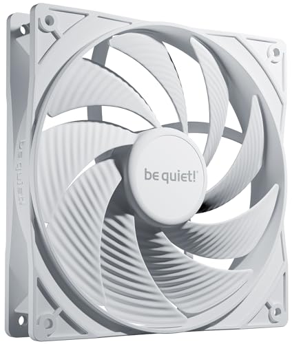 Be Quiet! Pure Wings 3 140 Mm Pwm - Ventola Bianca Ad Alta Velocità, Motore Innovativo Con Tecnologia Close-Loop, Alta Velocità Di Rotazione, Velocità