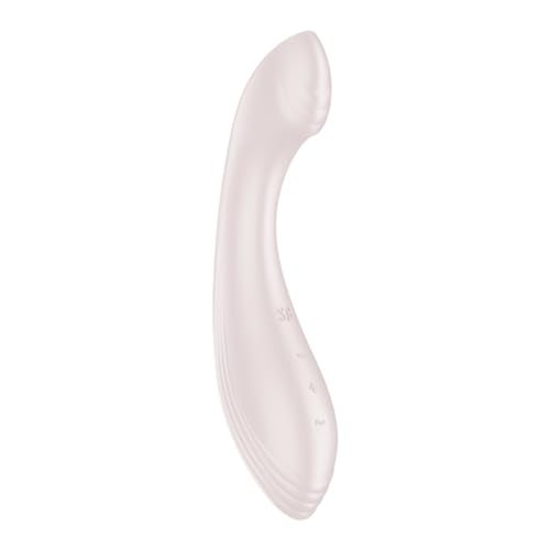 Satisfyer G-Force | Vibratore Per Punto G | 19 Cm | 50 Combinazioni Di Vibrazioni | Impermeabile (Ipx7) | Batteria Ricaricabile | Silicone Delicato Su