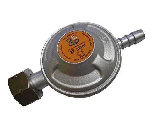 Regolatore Per Bombola Di Gas Butano Da 37 Mbar, Attacco 1/2 Bsp, Adatto Per Bottiglie A Vite Calor