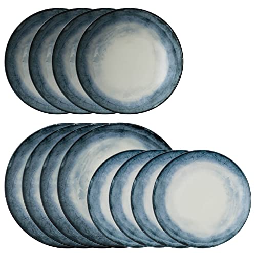 Servizio Piatti In Porcellana 12 Pz. Mod Shade Sea Arthur Krupp