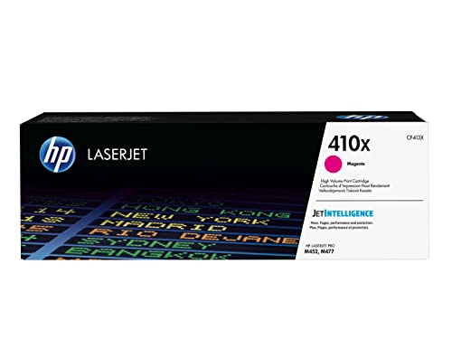 Hp 410X Cf413X, Cartuccia Toner Originale Hp Da 5000 Pagine, Compatibile Con Le Stampanti Hp Laserjet Pro Mfp M377, M452, M477, Magenta