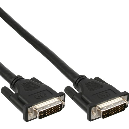 Inline 17791A Dvi-I Kabel Dvi-I Stecker Dvi-I Stecker Dual Link Schwarz 1.8M