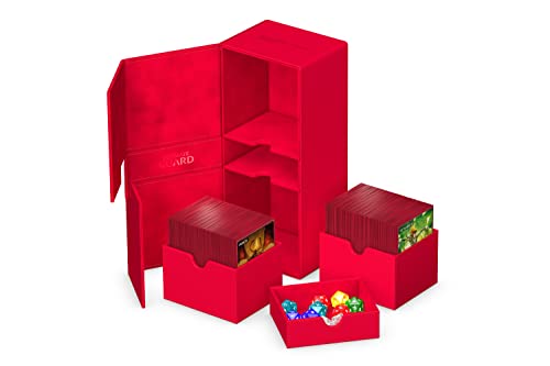 Ultimate Guard Twin Flip`N`Tray 266+ Xenoskin Rosso