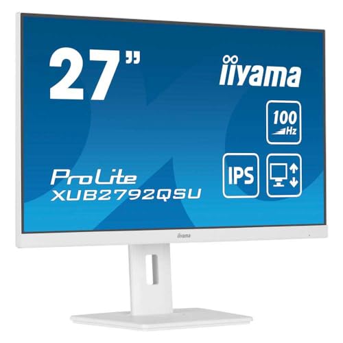 Iiyama Xub2792Qsu-W6-27, Ips, 2560X1440/100Hz, 1H1Dp, Has
