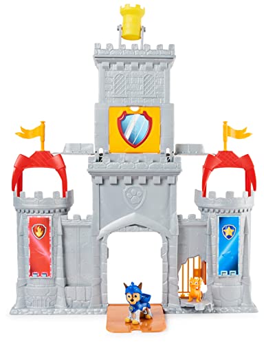 Paw Patrol, Castello Quartier Generale Rescue Knights, Set Di Gioco Personaggio Di Chase E Accessori Inclusi, Giochi Bambini Dai 3 Anni In Su