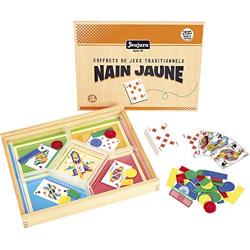 Jeujura Jeujuraj8134 - Gioco Nain Jaune In Scatola Di Legno, Multicolore