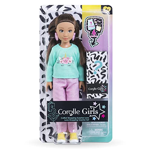 Scatola Luna Shopping Corolle Girls - Bambola Manichino - 6 Accessori - 28 Cm - A Partire Da 4 Anni