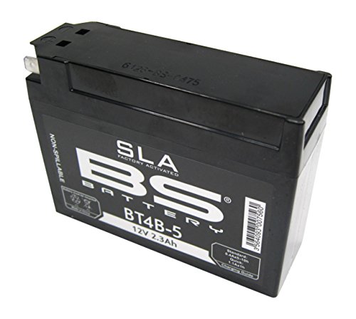 Batteria Moto Agm Sla Bs Battery 300756 Bt4B -5, Nero